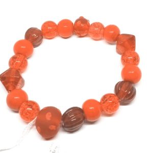 bracelet elastique orange