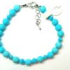 bracelet pierres turquoise