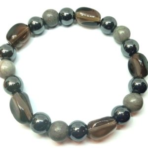 bracelet homme gris