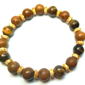 bracelet homme oeil de tigre