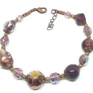 bracelet mauve