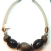 collier tagua noir