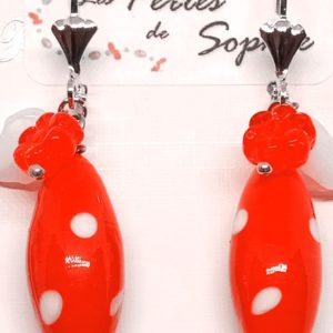 BO fleur orange fonce